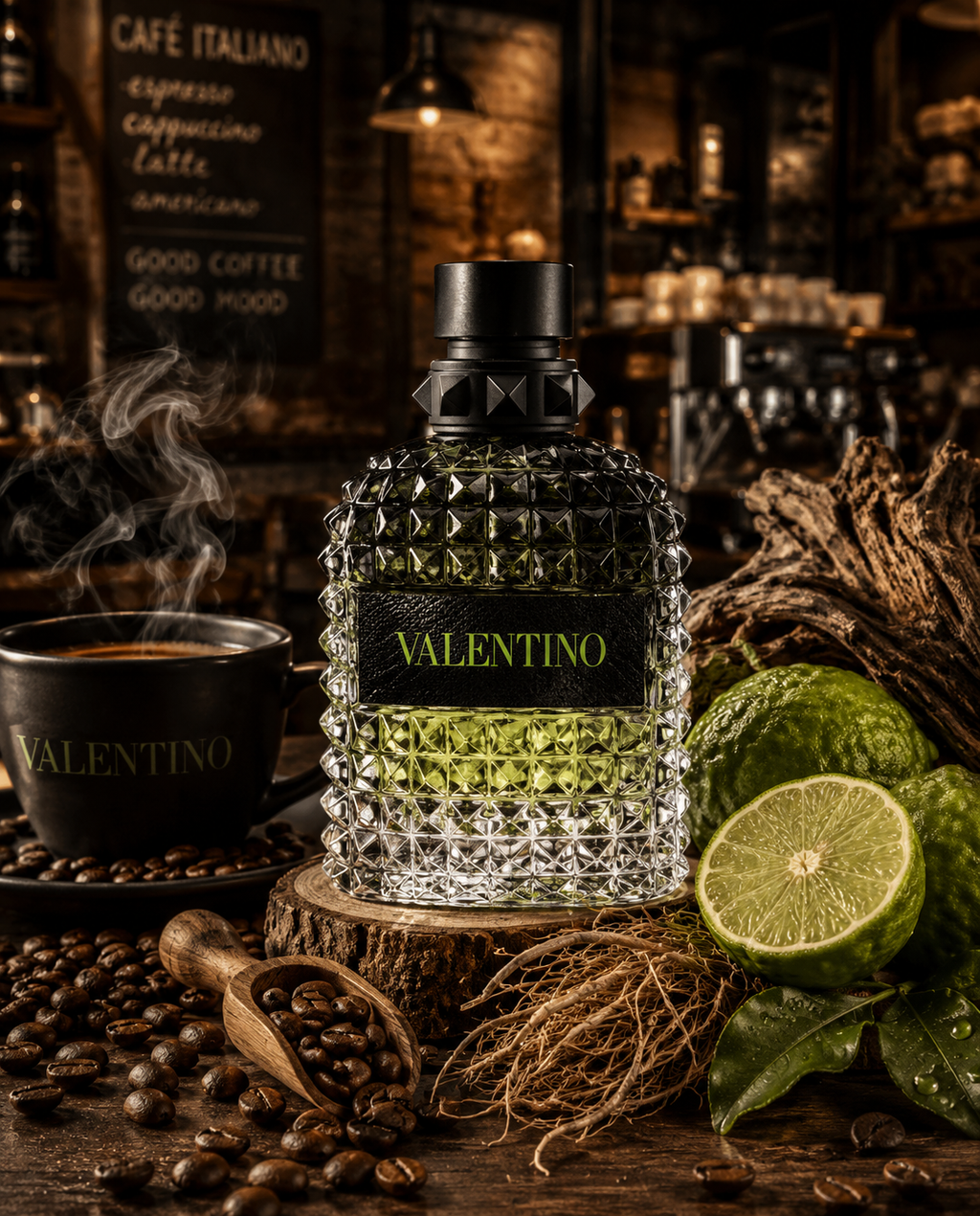 Valentino Uomo Born in Roma Green Stravaganza